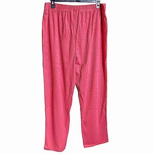 Woman Within 26/28 Tall Ribbed Lounge Pants New Sweats Casual Cozy Loungewear